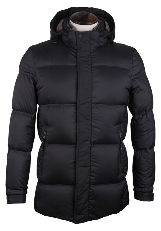 Black duck down jacket