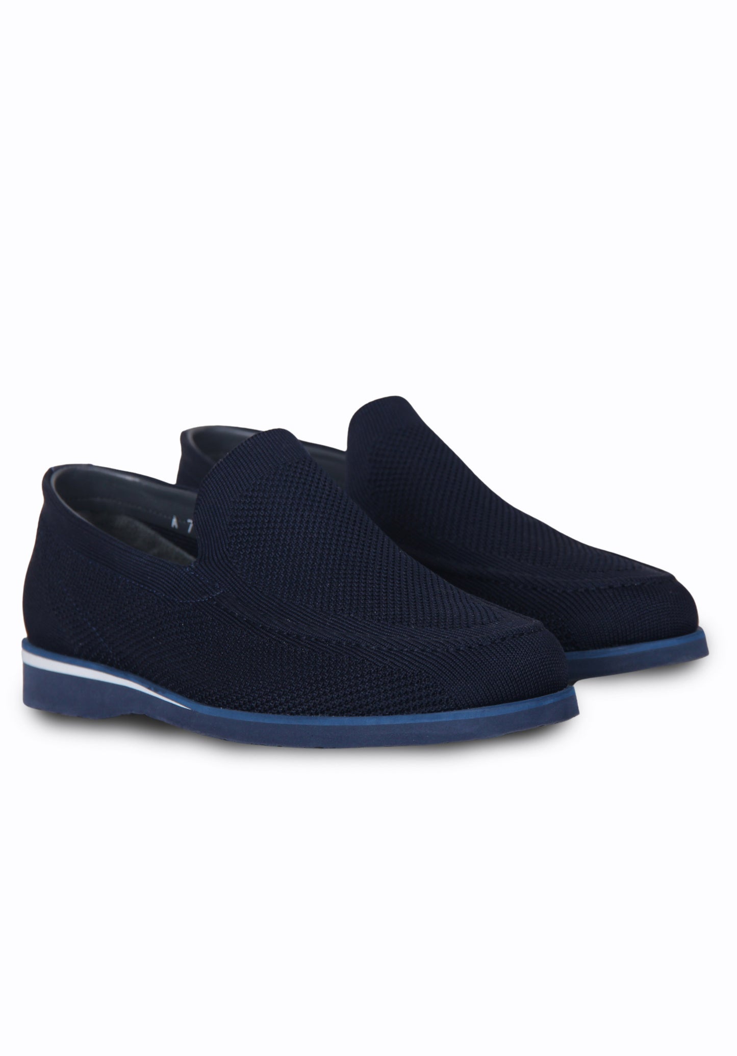 Textile and Genuine Leather Moccasin