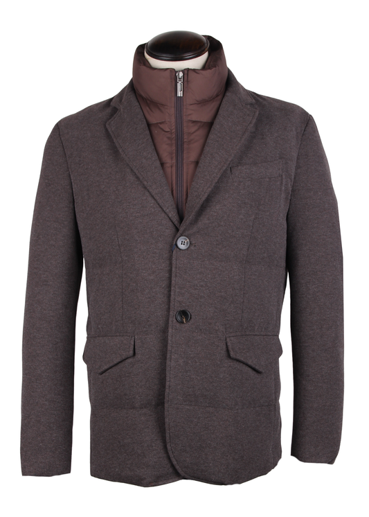 Brown Transformer Jacket (Detachable Down Insert)