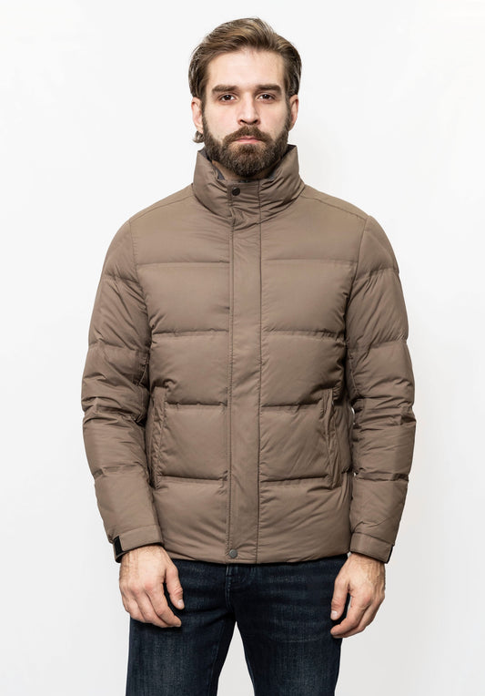 Light Brown Down/Feather Jacket