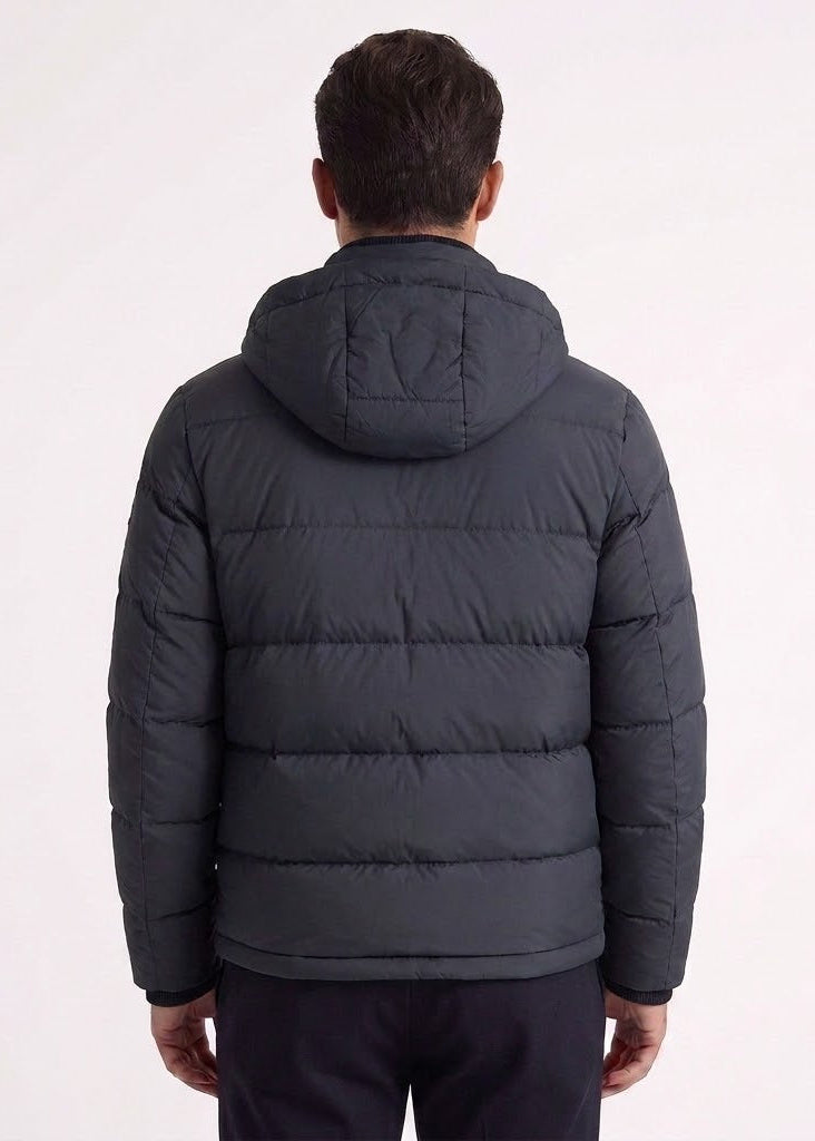 Black Hooded Jacket