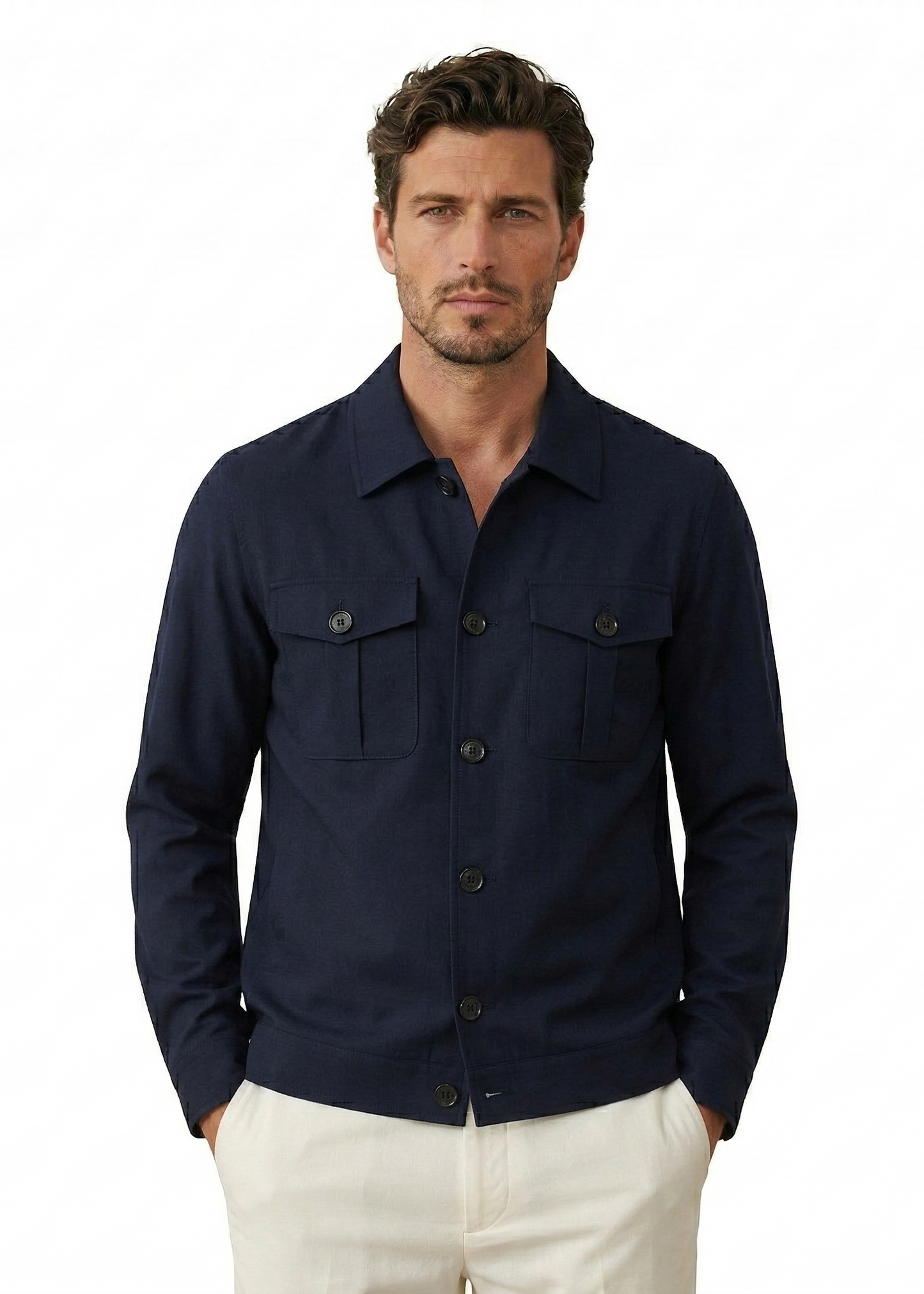Blue Men's Windbreak
