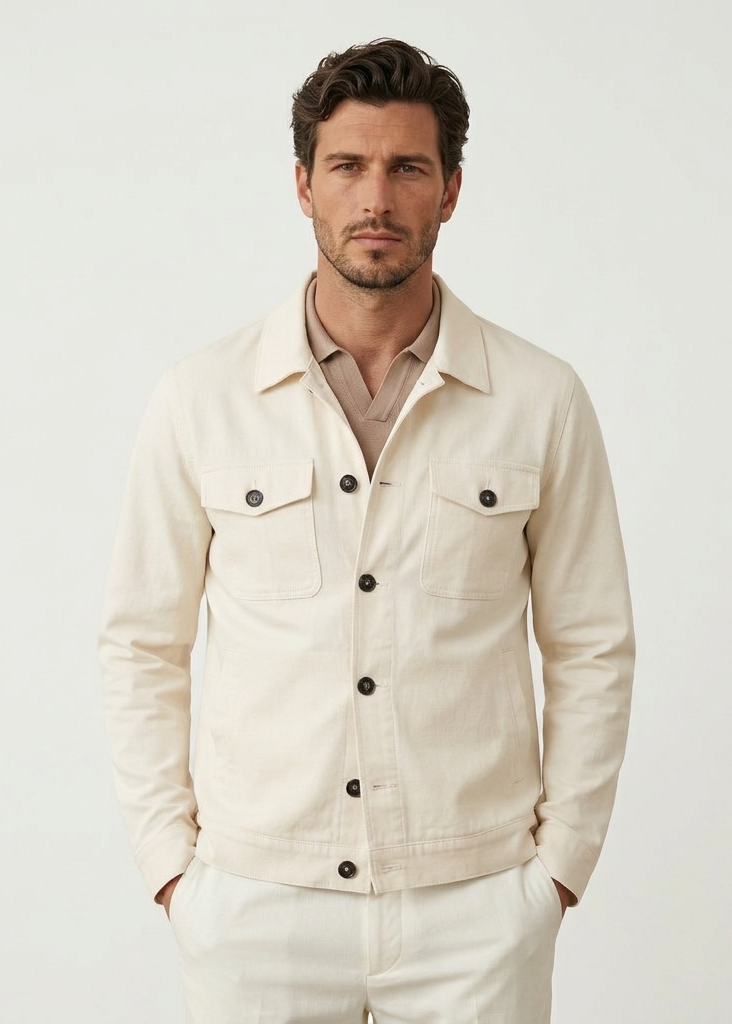Multi-Pocket Men's Windbreak