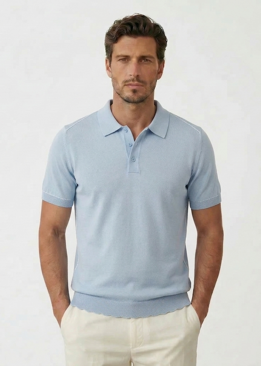 Düyməli Polo Köynək