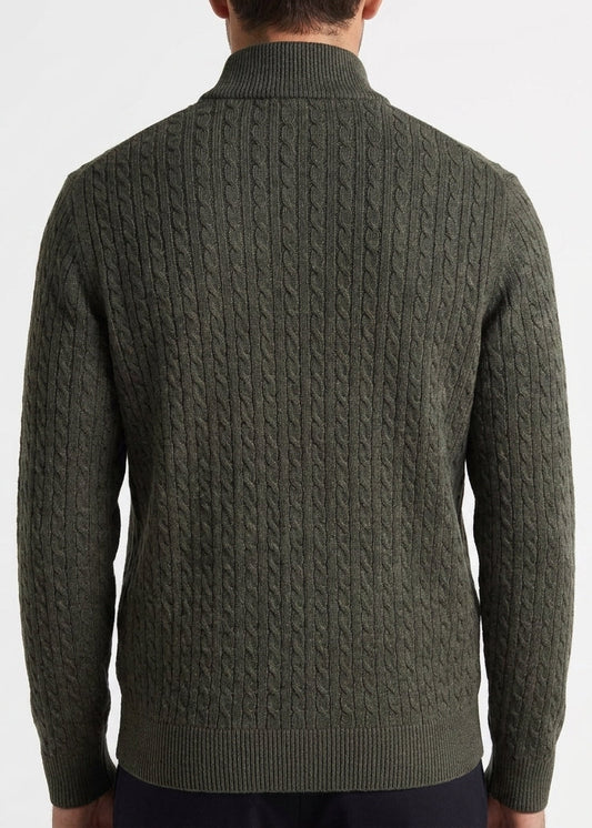 Wool Blend Men's Knit Jacket