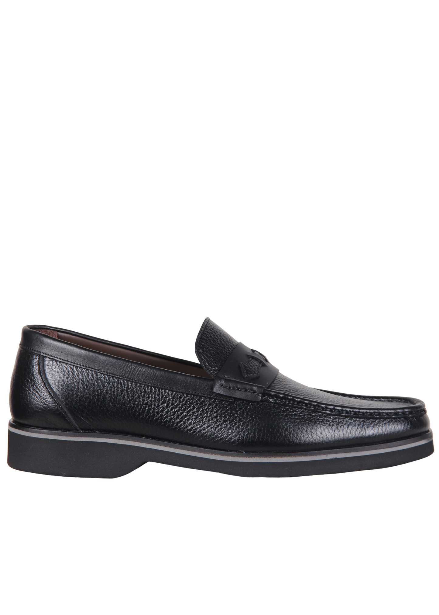 Classic Black Penny Loafer Shoes