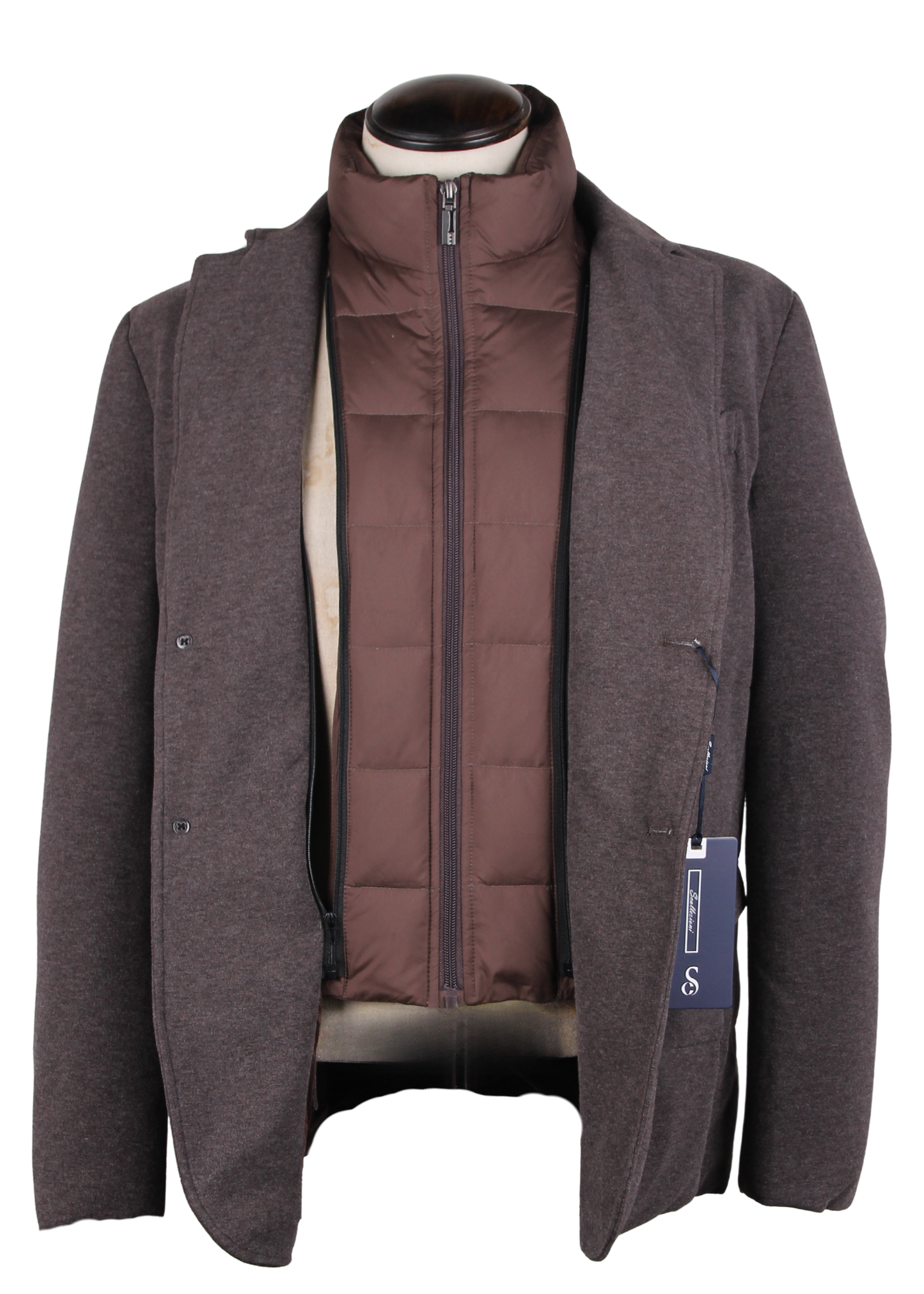 Brown Transformer Jacket (Detachable Down Insert)