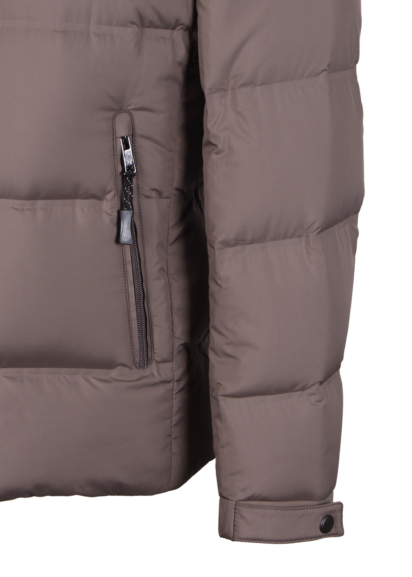 Khaki Down Puffer Jacket