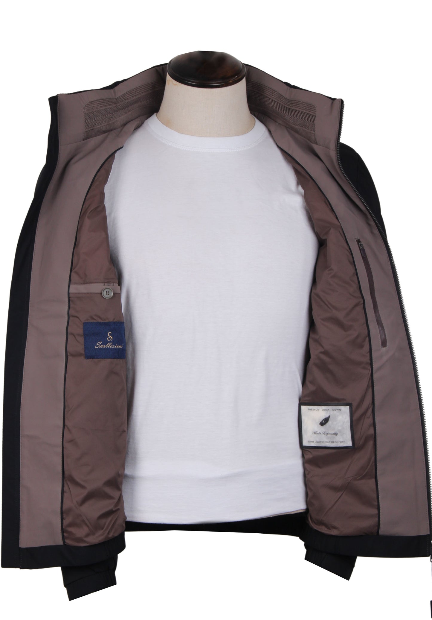 Black Down/Feather Jacket