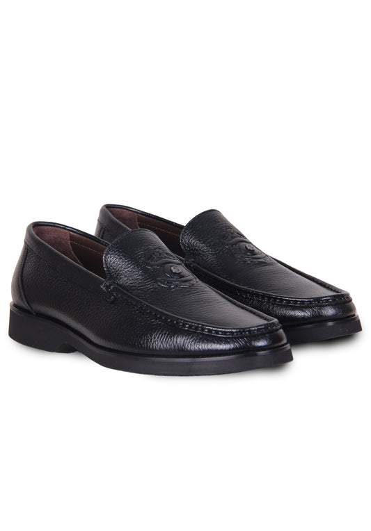 Scallezioni Exclusive Black Moccasins