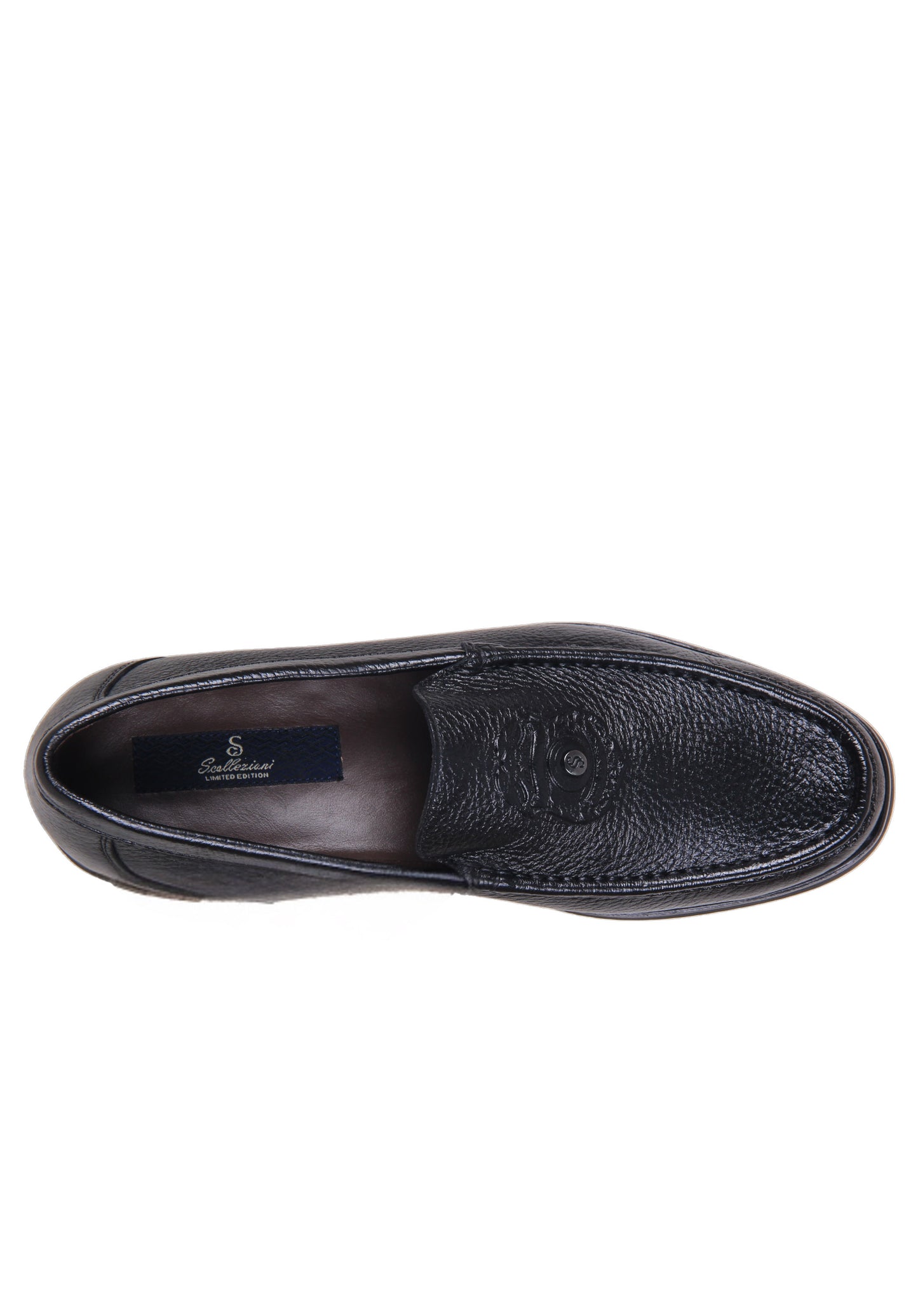 Scallezioni Exclusive Black Moccasins