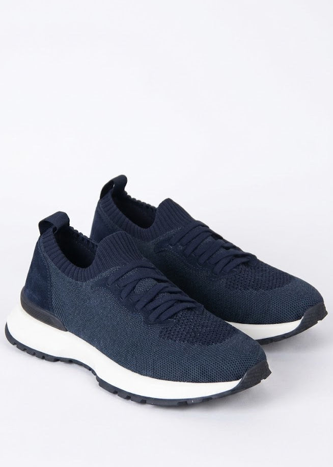 Knit & Suede Men's Sneaker