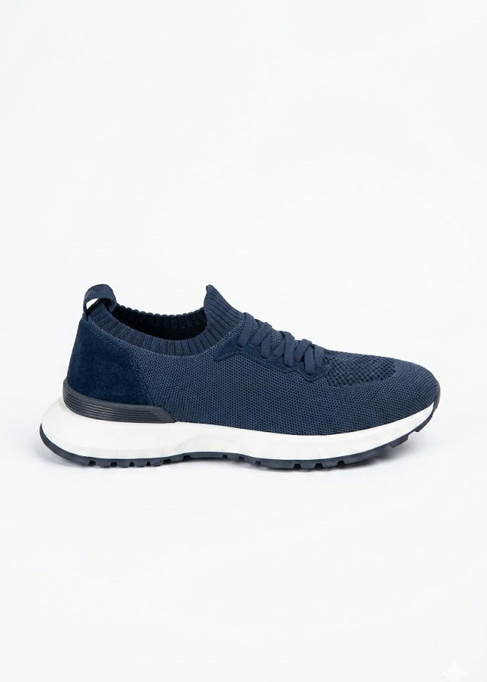 Knit & Suede Men's Sneaker