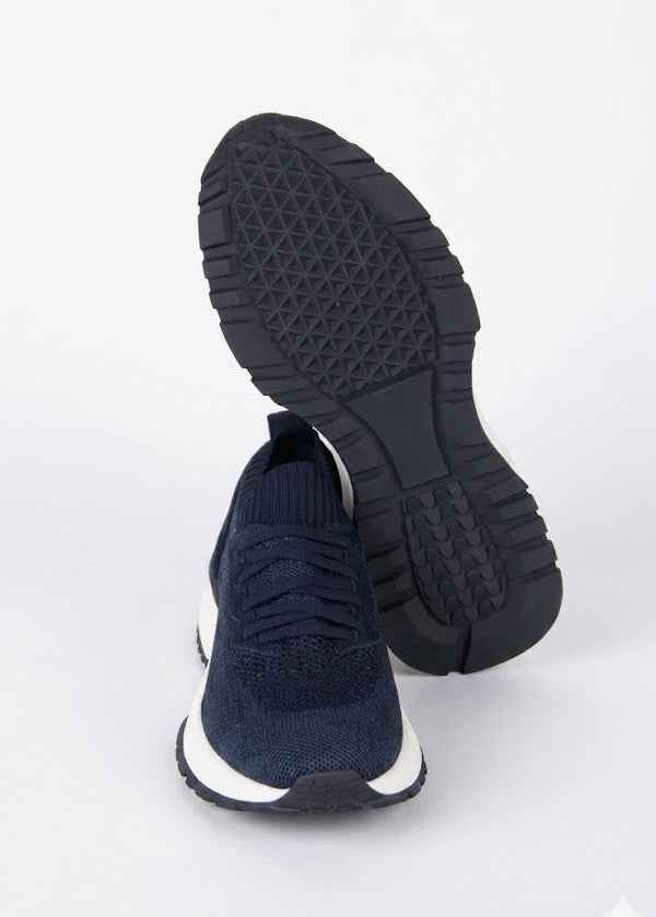 Knit & Suede Men's Sneaker