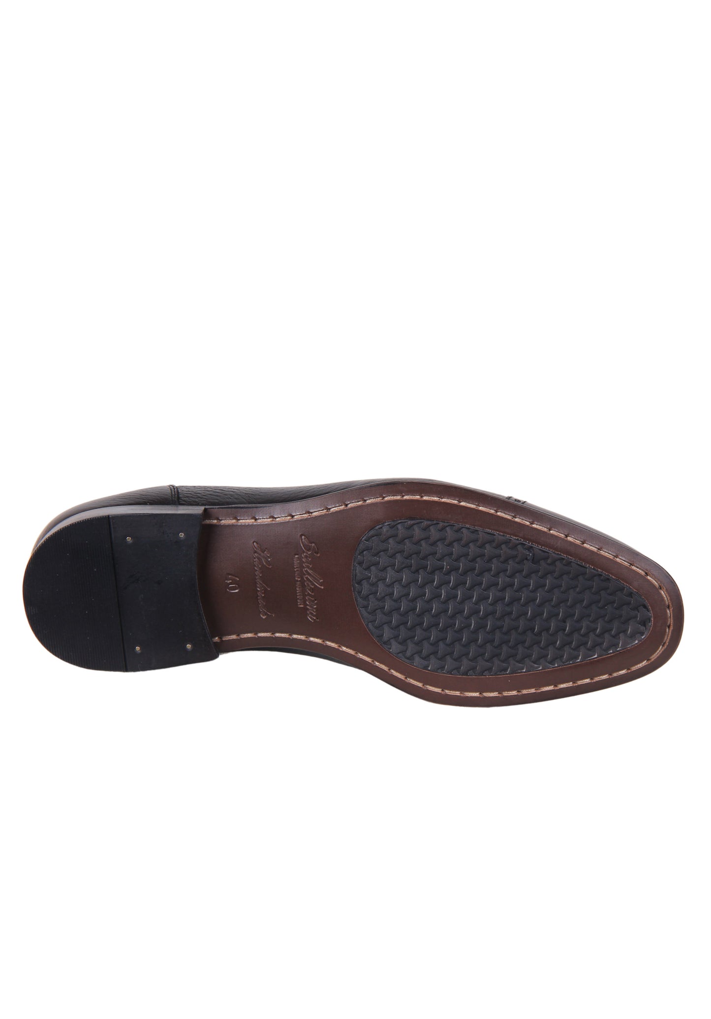 Italian Deer Leather Derby Shoes with Brogue Detailing