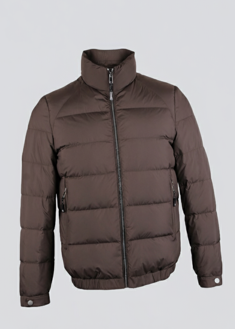 Bomber Stil Qəhvəyi Gödəkçə