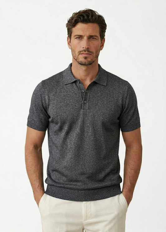 Men's Grey Polo Shirt