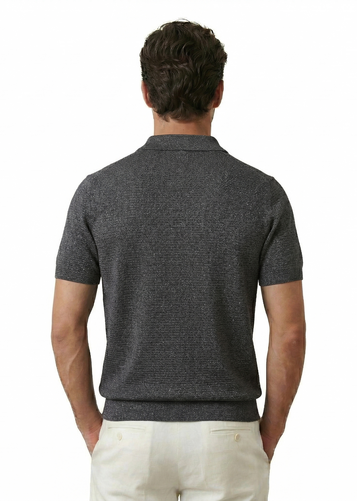Men's Grey Polo Shirt