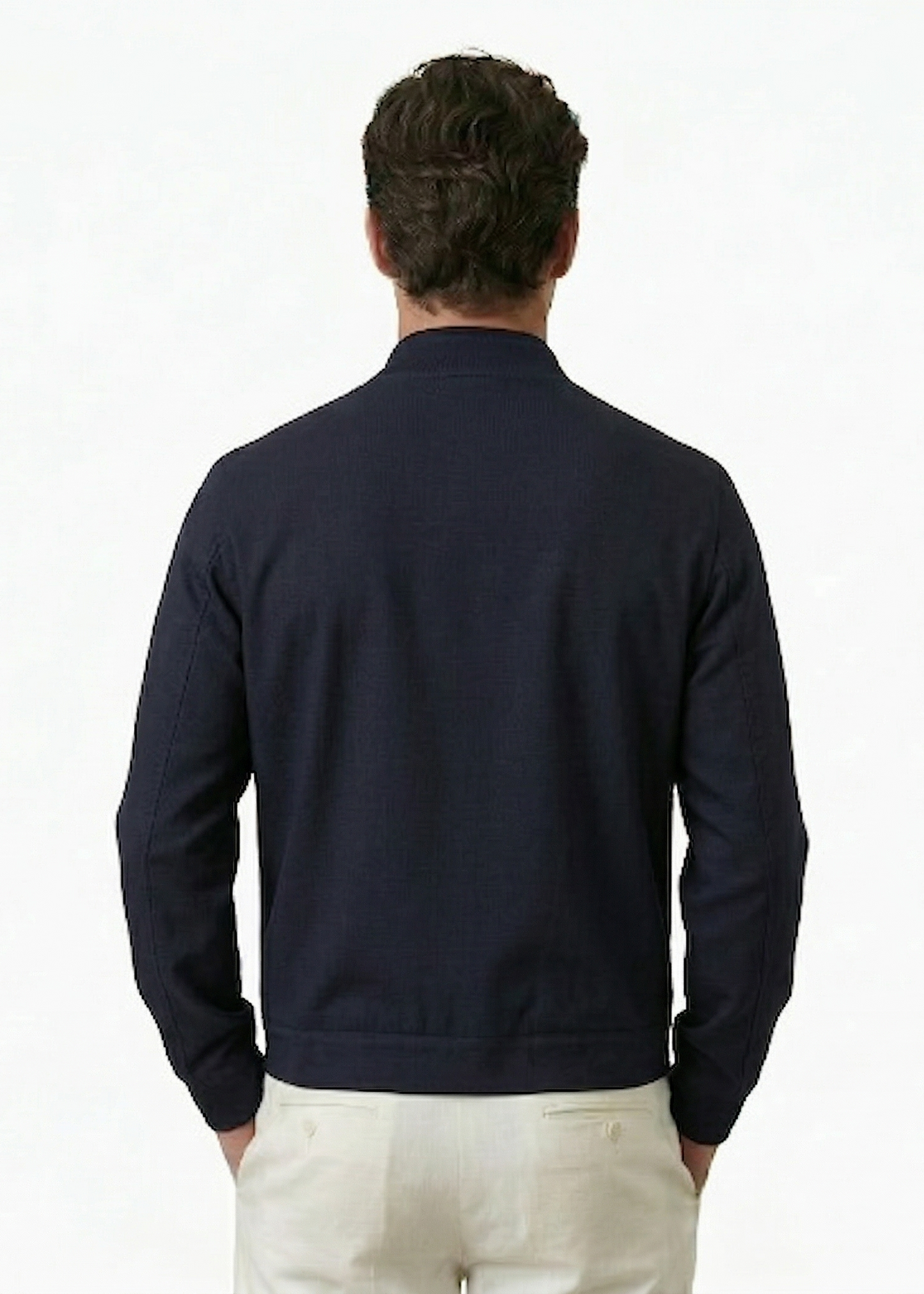 Blue Zip-Up Windbreaker