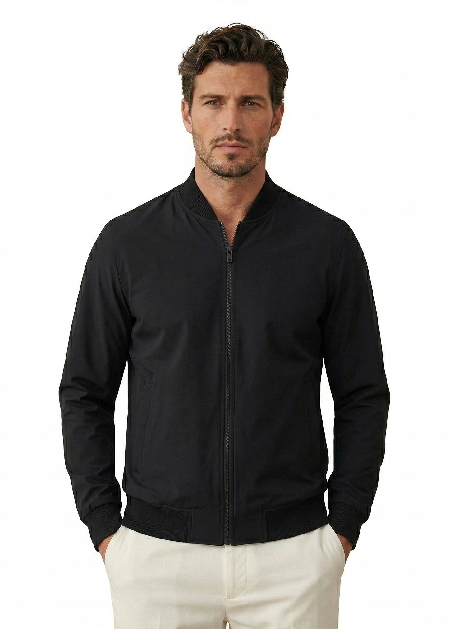 Black Men's Bomber Jacket