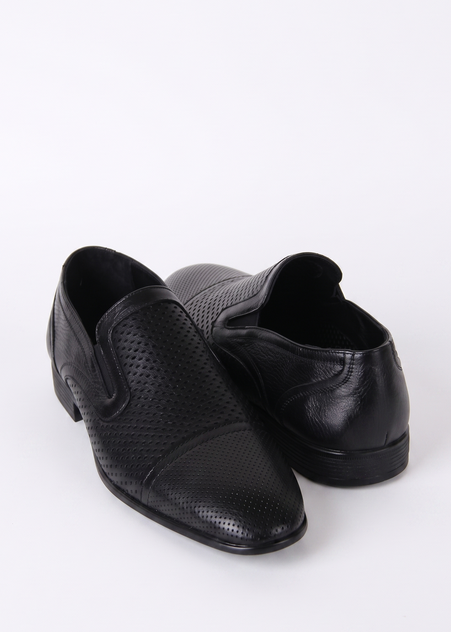 Dəlik Detallı Təbii Dəri Kişi Ayaqqabısı