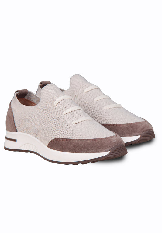 Men's textile and nubuck sneakers