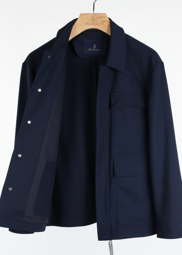 Blue Windbreaker