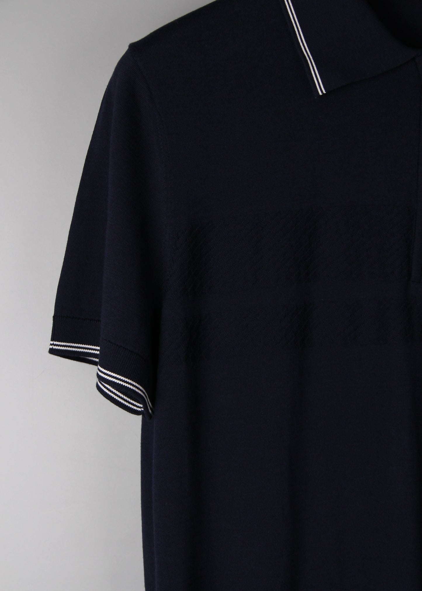 Zip-Up Polo Shirt