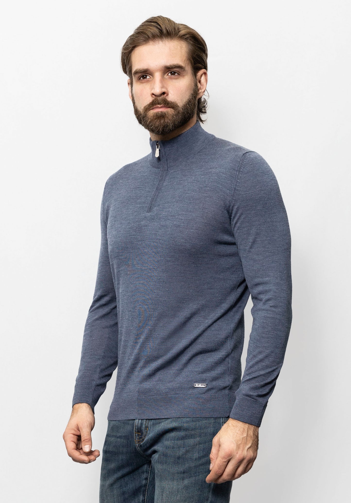 Light-blue sweater