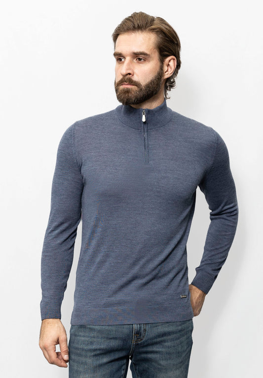Light-blue sweater