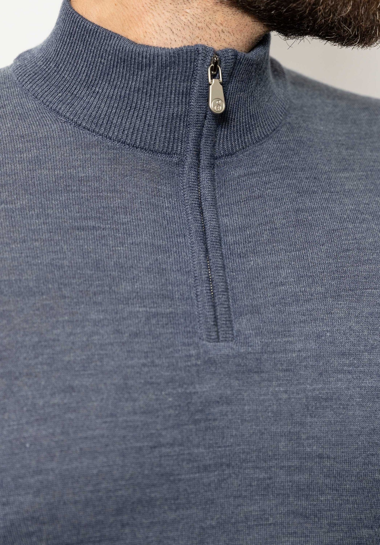 Light-blue sweater